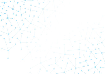 Molecules background for education, science world. colorful molecule symbols. blurry molecule symbols