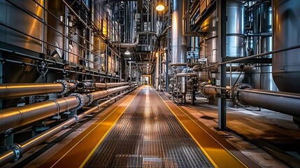 Fototapeta premium Ensuring Safety and Precision: Hazarous Waste Disposal Facilities