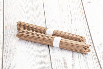 Asian aw soba bukwheat noodle