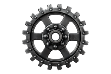 Gear isolated on transparent background