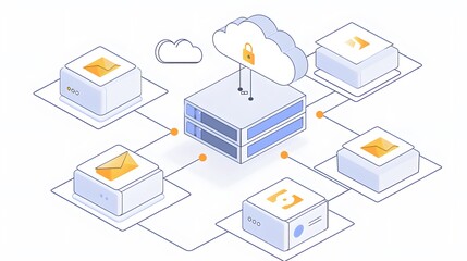 Obraz premium icon, web, business, design, flat, computer, vector, internet, mobile, technology, media, infographic, phone, concept, marketing, set, laptop, website, symbol, network, cloud, illustration, social, ta