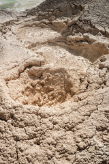 Bubbling Mudpot at Yellowstone National Park