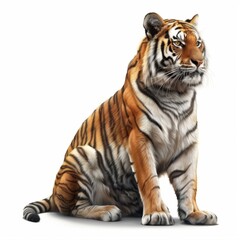 Obraz premium Endangered Species Conservation: Realistic Illustration of Somber Wildlife List on White Background