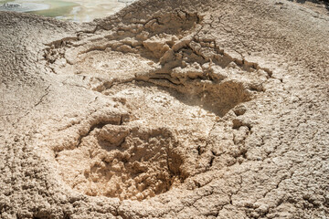 Bubbling Mudpot at Yellowstone National Park