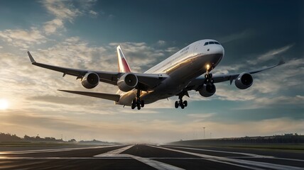 Obraz premium airplane in the sky