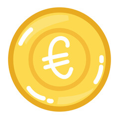 set of coin element decoration. dollar coin, euro coin, bitcoin 