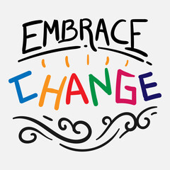 Vector typography of the words 