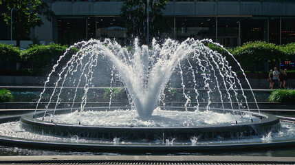 Fototapeta premium fountain in the park