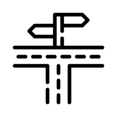 icon road sign