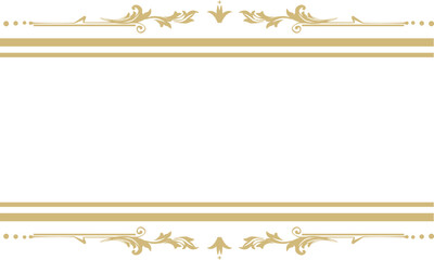 ゴールドエレガントフレーム素材