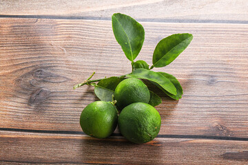 Fresh juicy ripe green lime