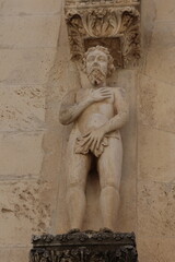 Architecture and landmarks in Sibenik city in Croatia