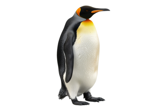 Penguin isolated on transparent background