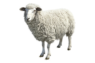 Sheep isolated on transparent background