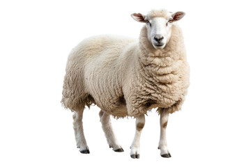 Fototapeta premium Sheep isolated on transparent background