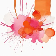 Naklejka premium abstract background ink water color splashes and spreads