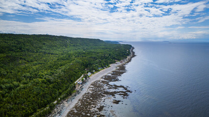 Lower Saint Lawrence Landscape, Quebec, Canada