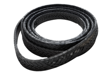 Serpentine belt isolated on transparent background