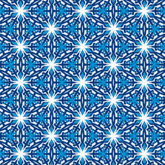 seamless pattern with snowflakes