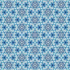 seamless pattern with black flowers