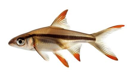 Fototapeta premium Roseline shark isolate on white background