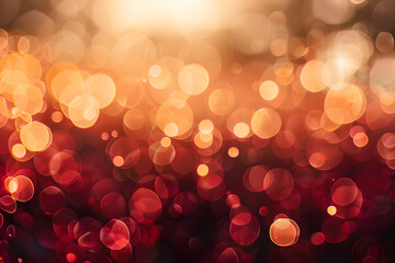 red bokeh background with soft blur bokeh light effect background bokeh