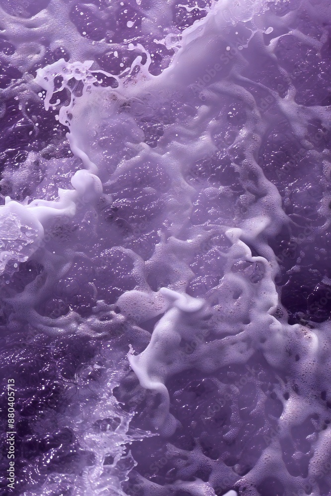 Canvas Prints purple sea foam background generative ai