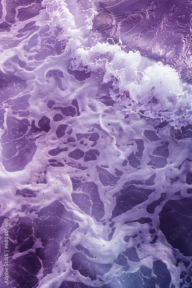 Canvas Prints purple sea foam background generative ai