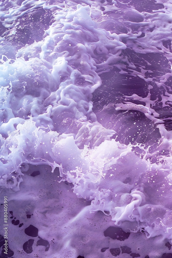 Canvas Prints purple sea foam background generative ai