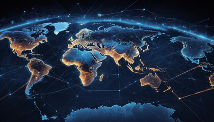 a map of the world with the words and the words  earth  on the blue background.