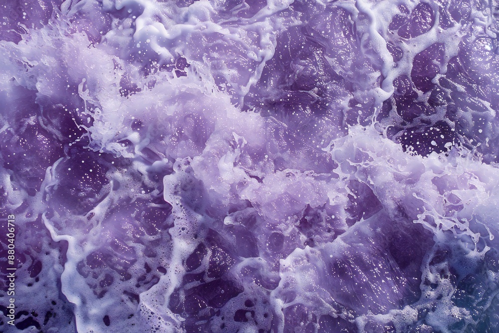 Canvas Prints purple sea foam background generative ai