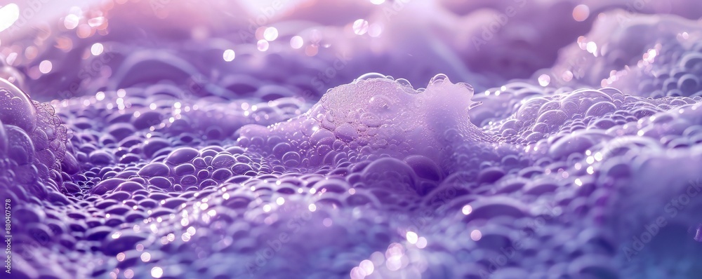 Canvas Prints purple sea foam background generative ai