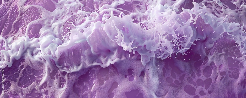 Canvas Prints purple sea foam background generative ai