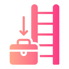 job loss gradient icon