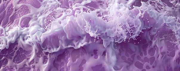 Purple sea foam background Generative Ai