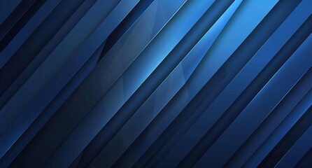 Obraz premium Abstract Blue Geometric Background