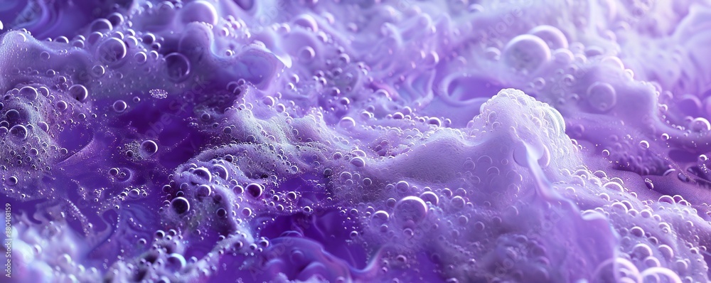 Canvas Prints purple sea foam background generative ai