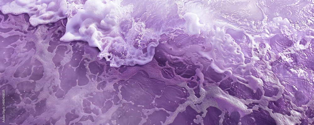 Canvas Prints purple sea foam background generative ai