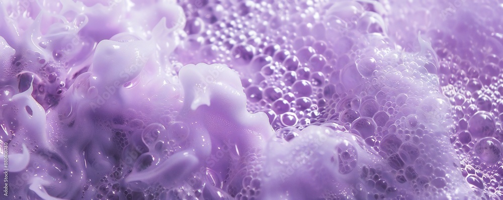 Canvas Prints purple sea foam background generative ai