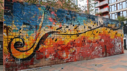 Fototapeta premium Musical Wall Art