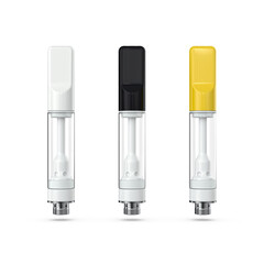 E-cigarette cartridges 3D render for mockup 