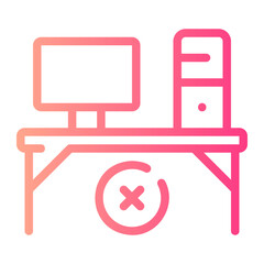 workplace gradient icon