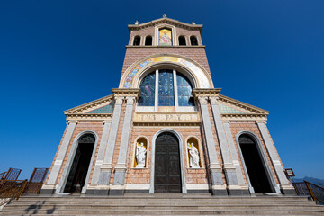 TINDARI, ITALY, JUNE 17, 2023 - The Sanctuary of the Madonna of Tindari, province of Messina, Sicily, Italy