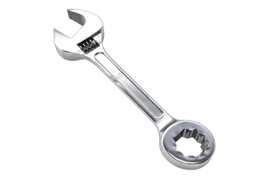 Wrench isolated on transparent background