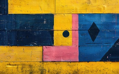 Naklejka premium graffiti on the wall