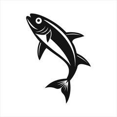 sardine jumping silhouette
