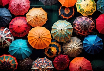 Naklejka premium elegant snake patterned umbrellas stylish trendy rainy days, design, fashion, accessories, serpent, print, fashionable, parasols, weather, chic, patterns, designs, motif