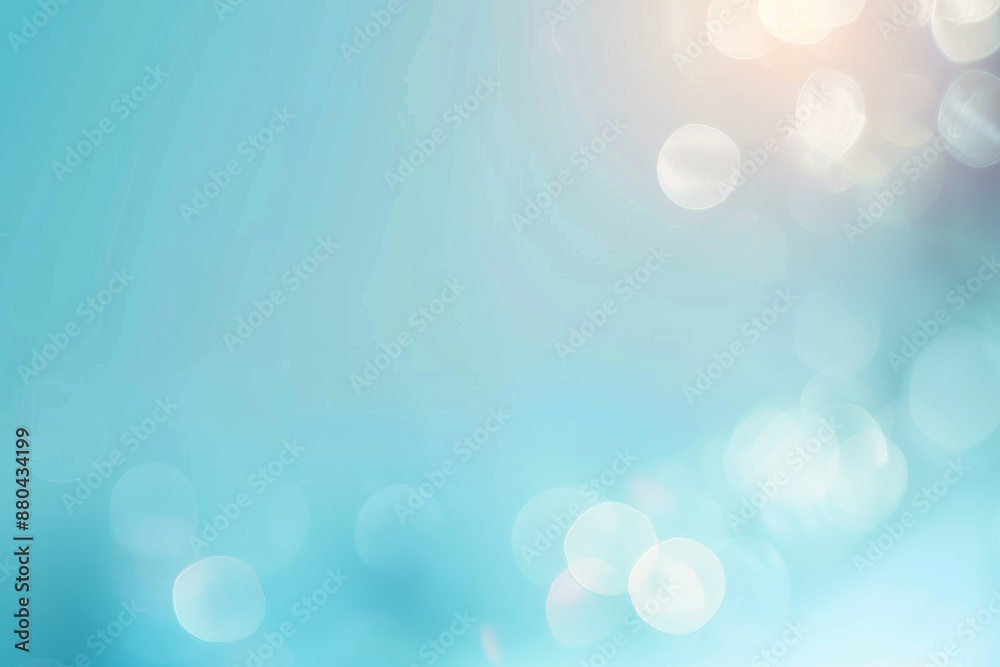 Wall mural an abstract background with a smooth blue light gradient