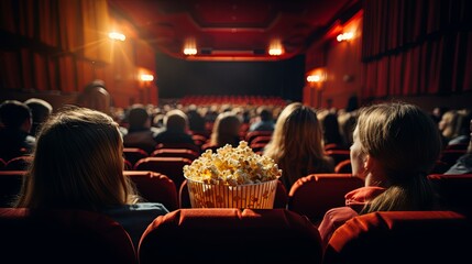 Fototapeta premium Movie film cinema concept banner
