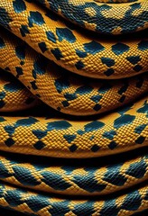 Fototapeta premium elegant snake patterned cushion cases stylish home decor reptile inspired design, texture, fabric, interior, decoration, unique, luxury, trendy, fashion